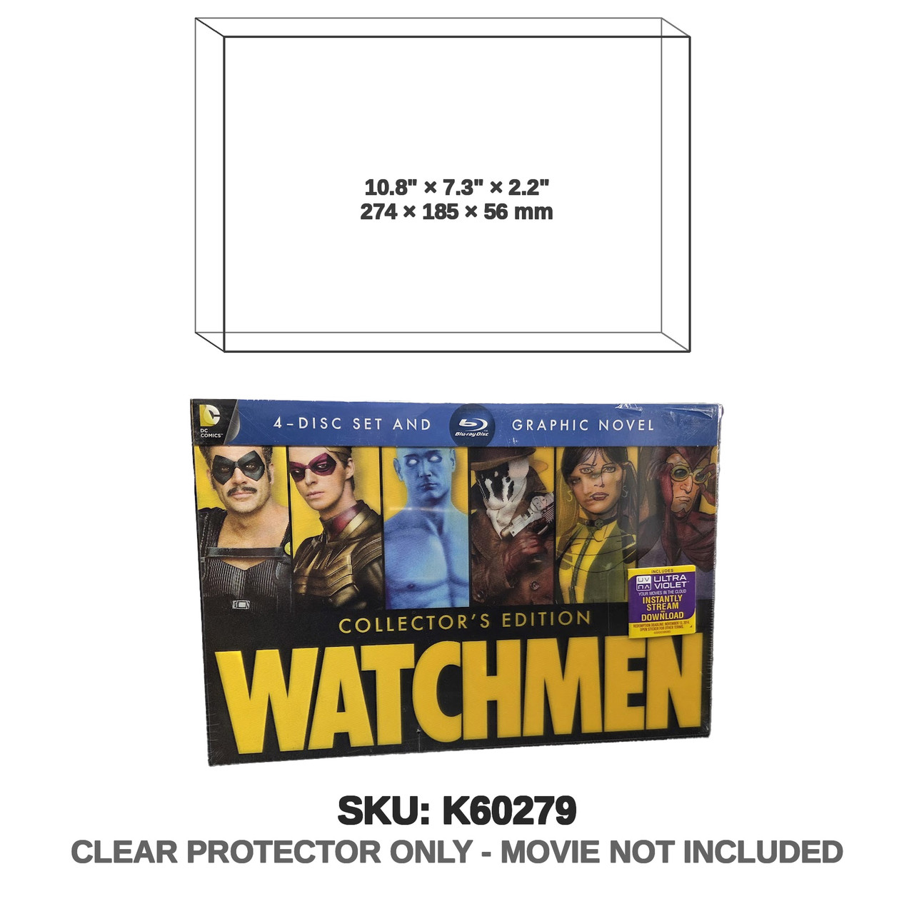 Warner Bros. Watchmen Collector's Edition Blu-ray 4K Ultra Violet Combo