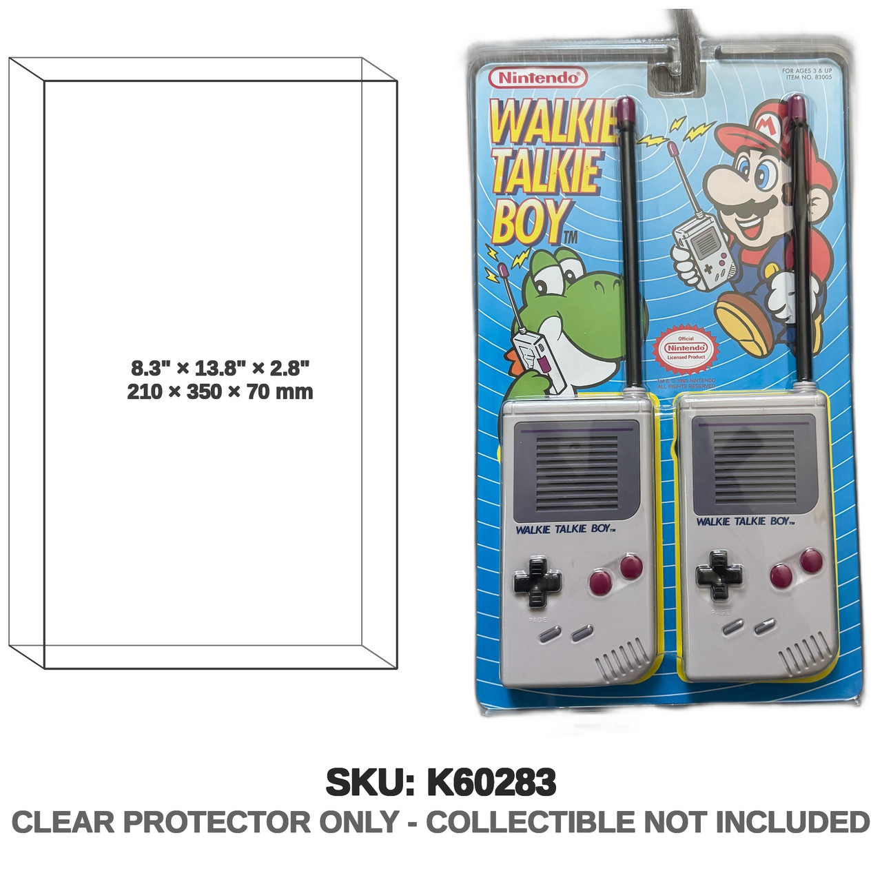 Nintendo Super Mario Bros Walkie Talkie Boy