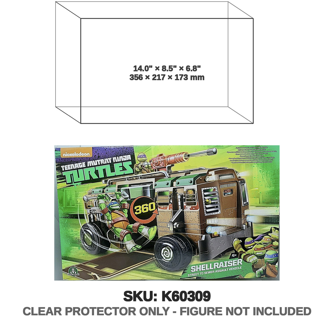 Playmates Teenage Mutant Ninja Turtles Shellraiser Green Repaint 2016