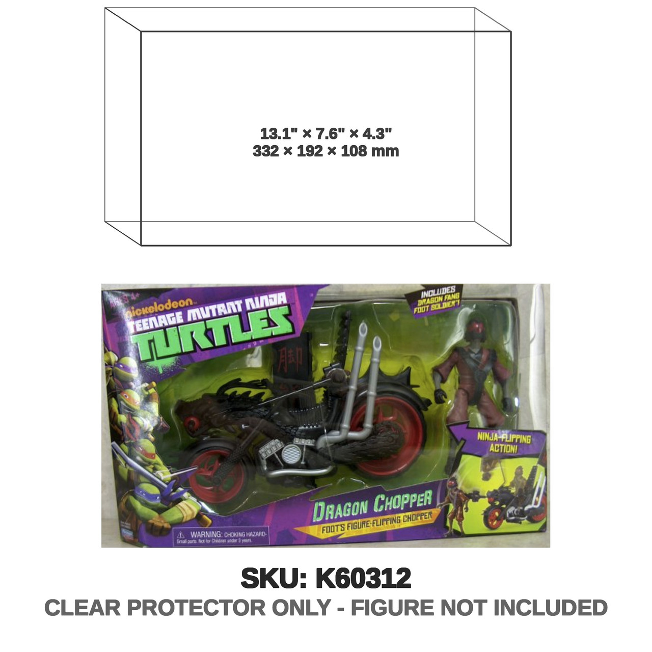 Playmates Teenage Mutant Ninja Turtles Dragon Chopper 2012