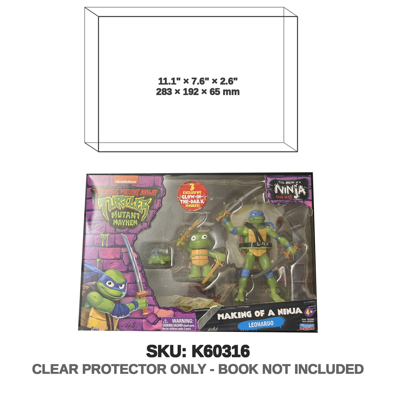 Leonardo TMNT Mutant Mayhem Making of a Ninja Target Exclusive Figure