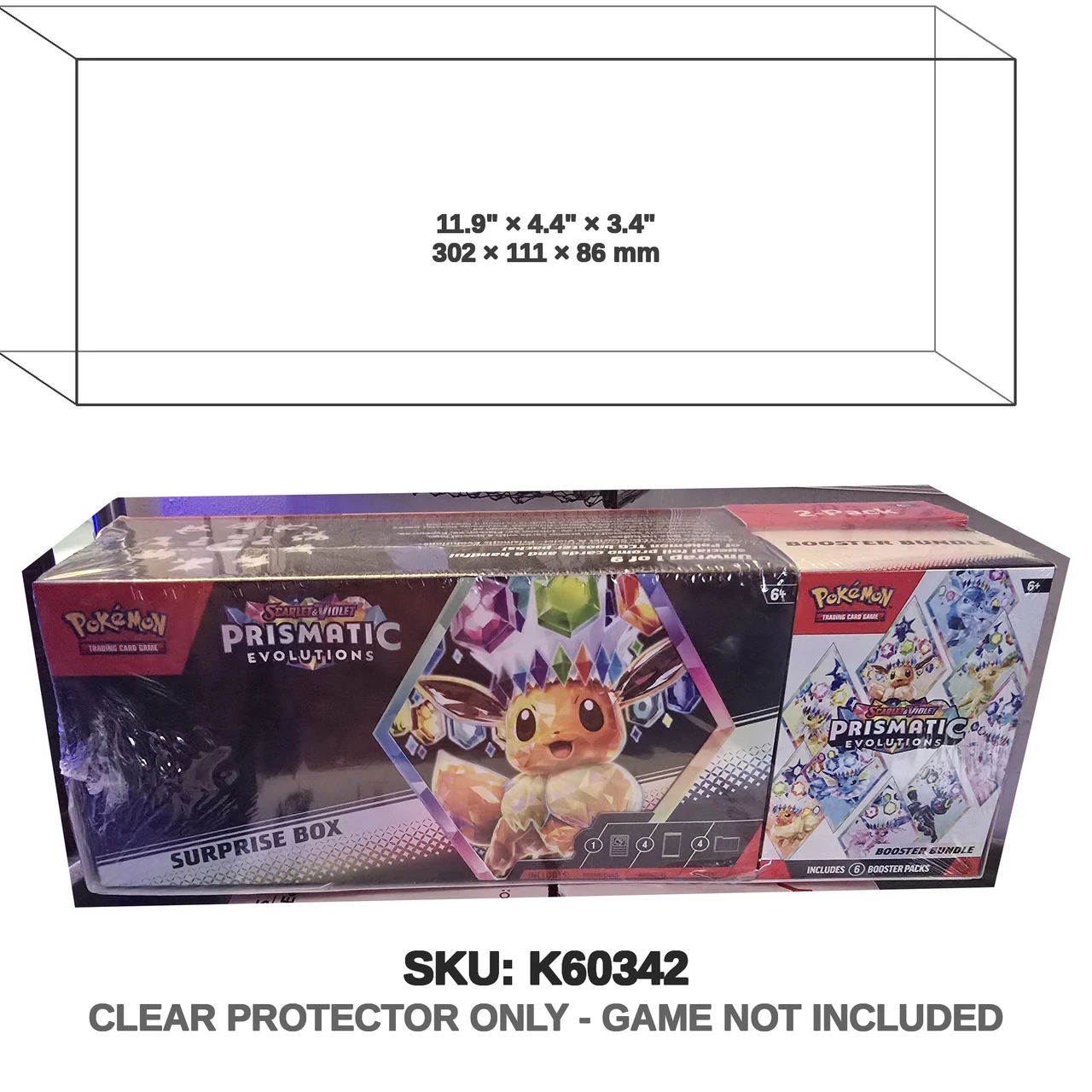 Pokemon Prismatic Evolutions Surprise Box & Booster Bundle