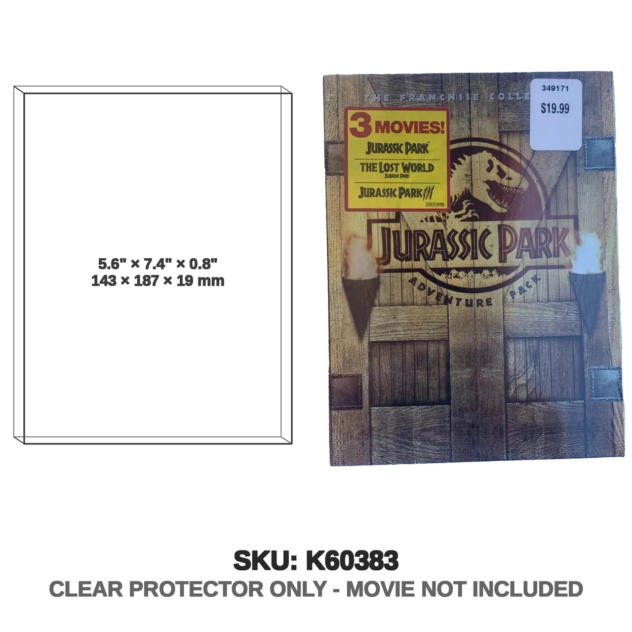Jurassic Park Adventure Pack DVD
