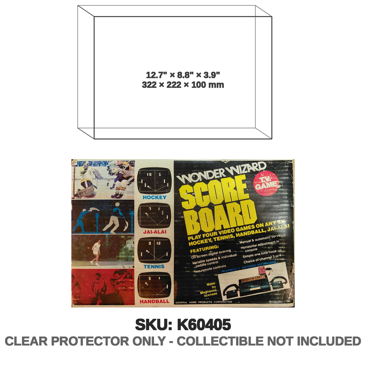 Wonder Wizard Scoreboard 7706 Console Box