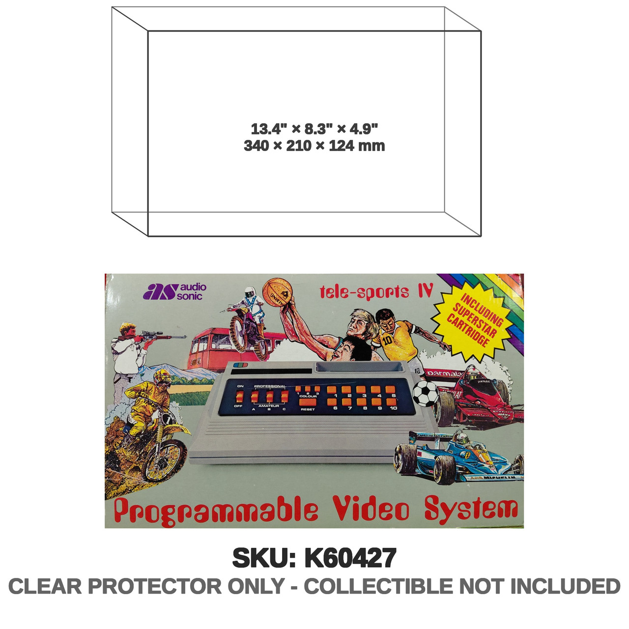 Audio Sonic Tele-Sports IV Programmable Video System Box