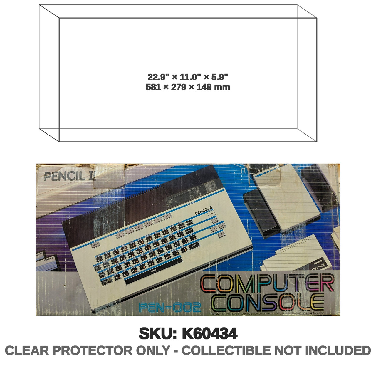 Soundic Hanimex Pencil II Pen-002 Computer Console Box