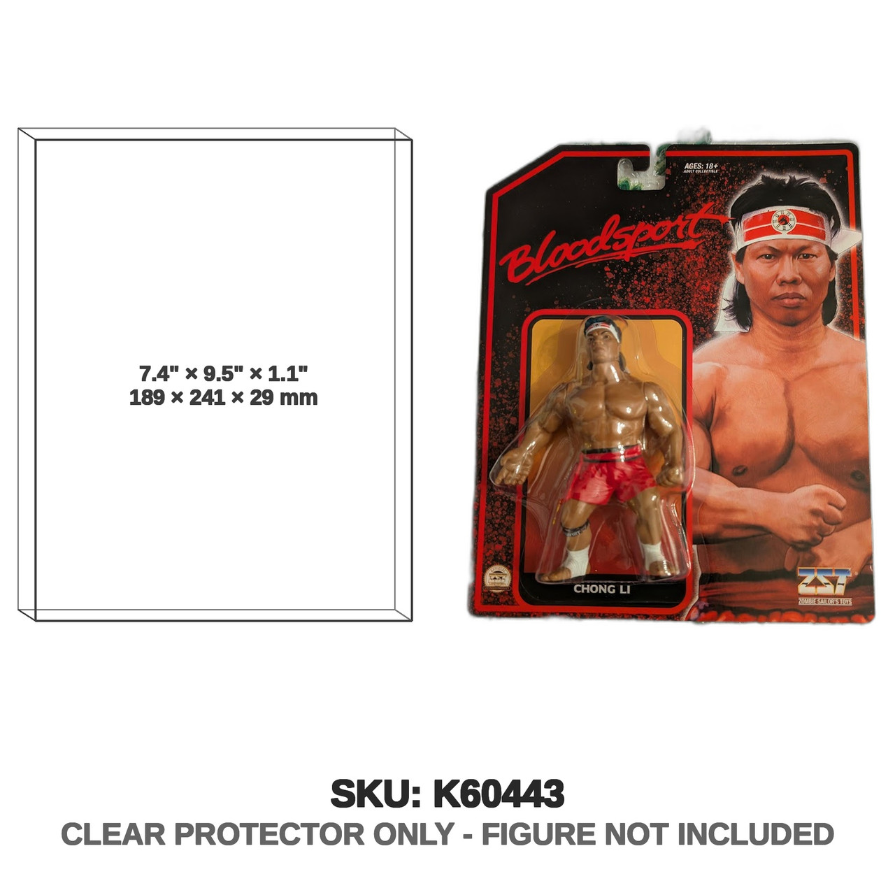 Zombie Sailor Toy Bloodsport Chong Li