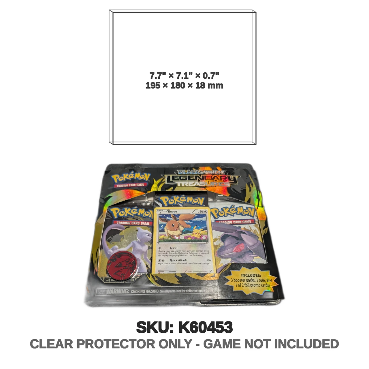 Pokemon Black & White Legendary Treasures 3-Pack Blister