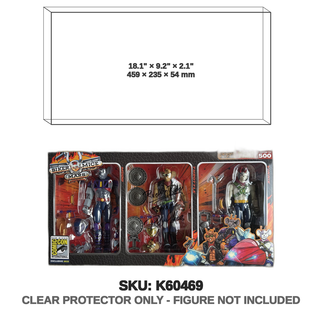 Biker Mice from Mars Nacelle SDCC 2025 Set