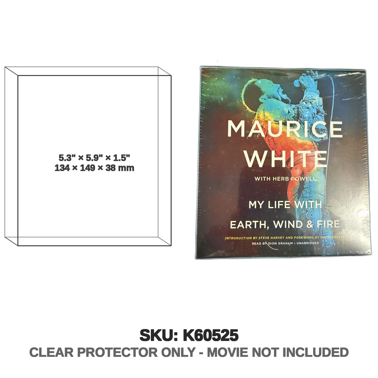 HarperAudio Earth Wind & Fire Maurice White My Life With Audiobook Set CD