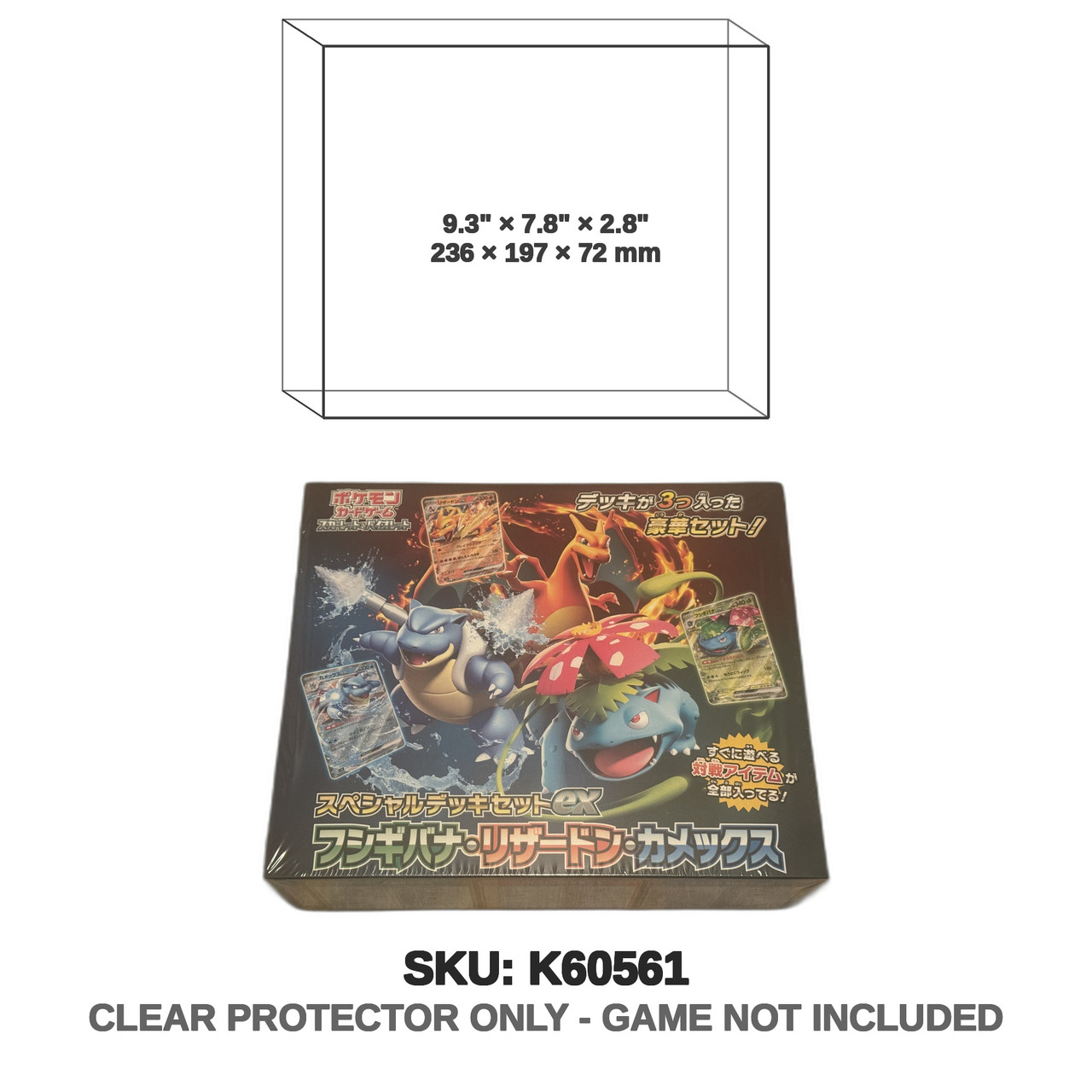 Pokemon ex Battle Deck Set Venusaur Charizard Blastoise