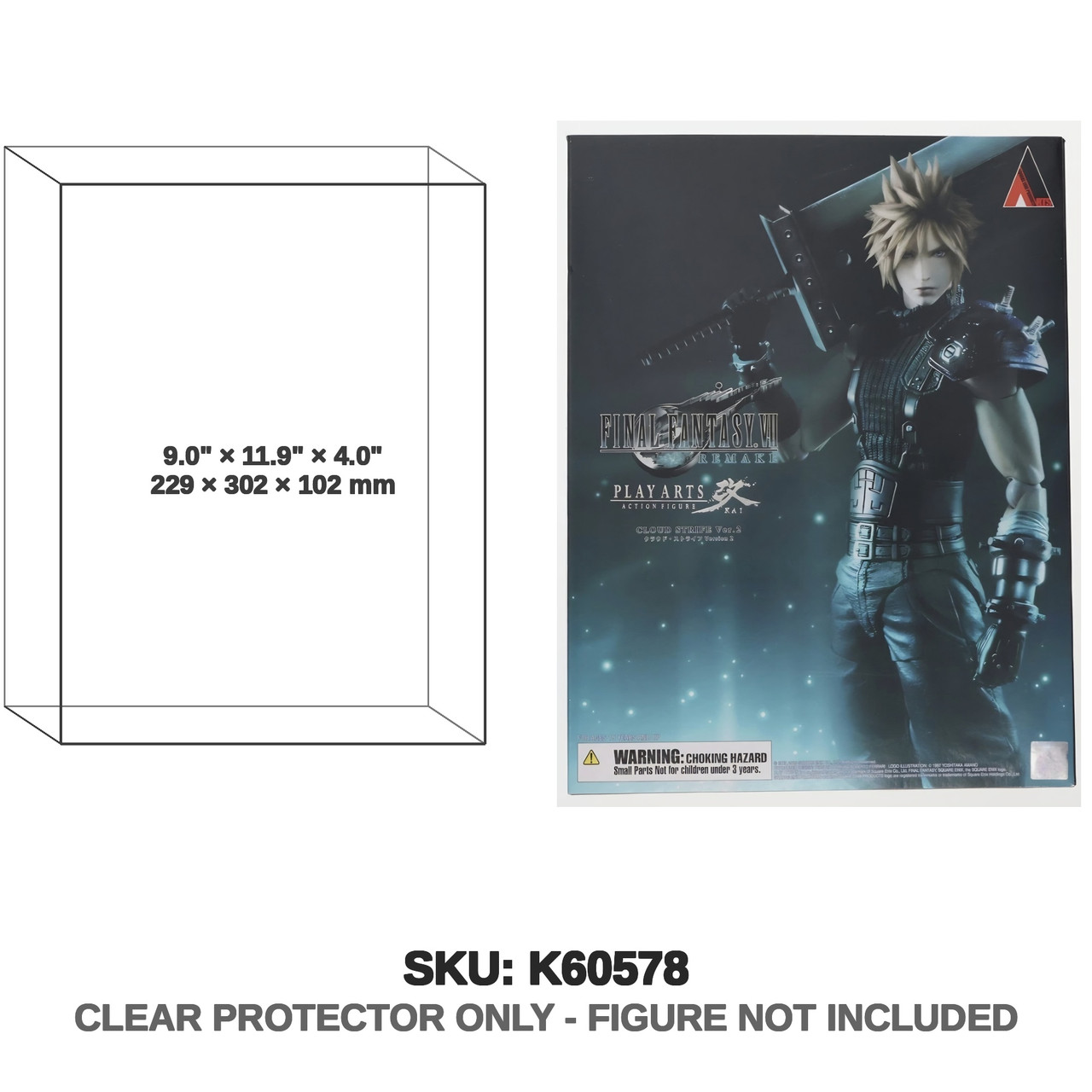 Square Enix Final Fantasy Play Arts Kai Cloud Strife
