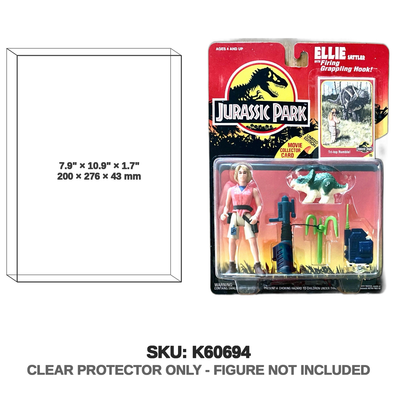 Kenner Jurassic Park Slim Fit Human Action Figure