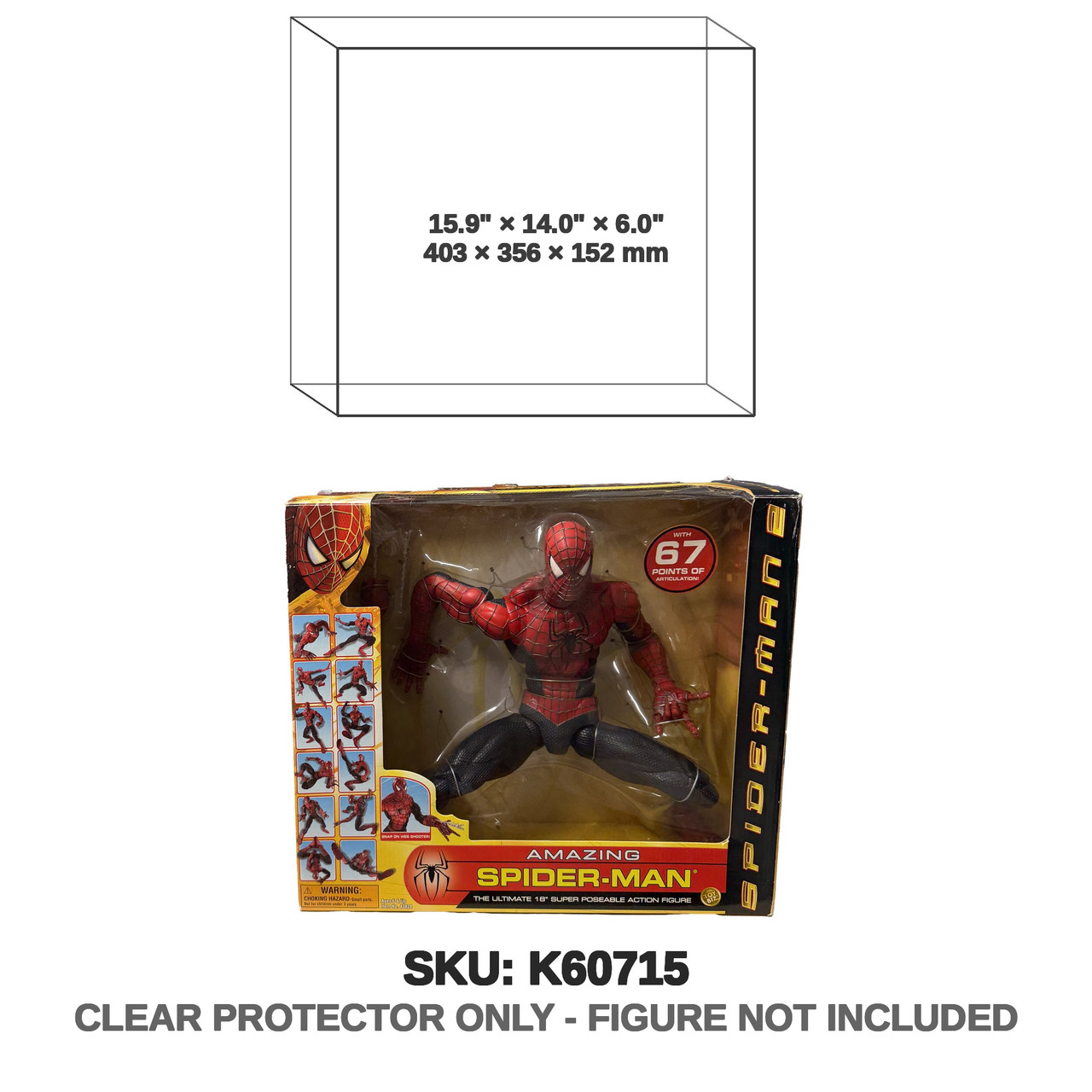 Toy Biz Spider-Man 2 18 Inch Spiderman Figure
