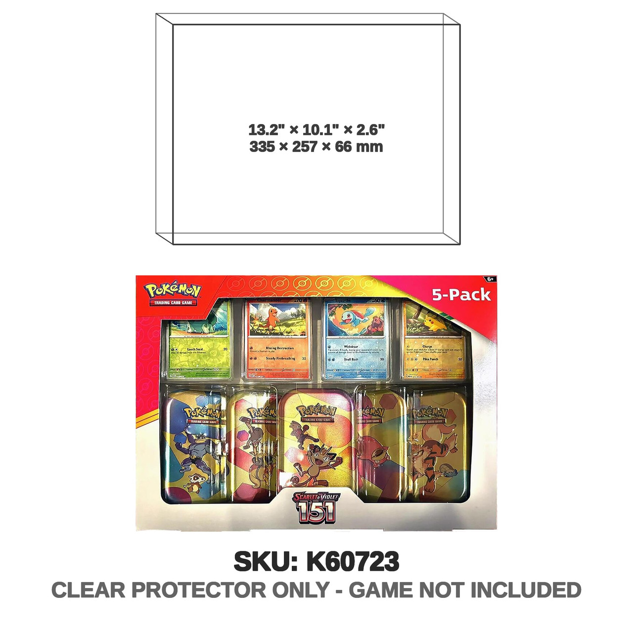 The Pokemon Company Pokemon Costco 151 Tins 5-Pack