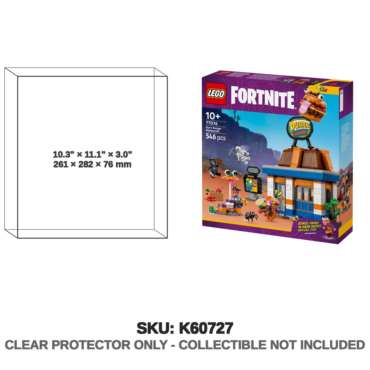LEGO Fortnite Durr Burger Restaurant 77076
