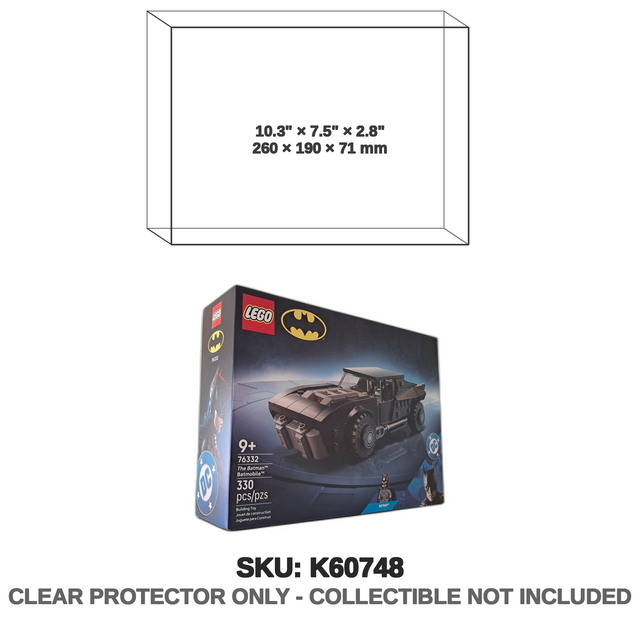 Batmobile DC 76332 Set