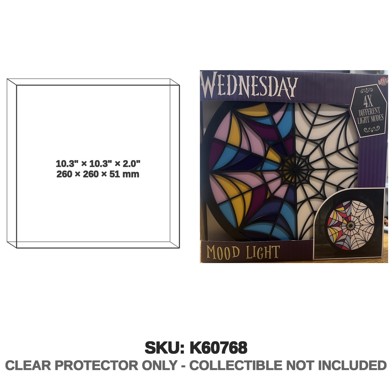 WOW! Stuff The Addams Family Wednesday Mood Light