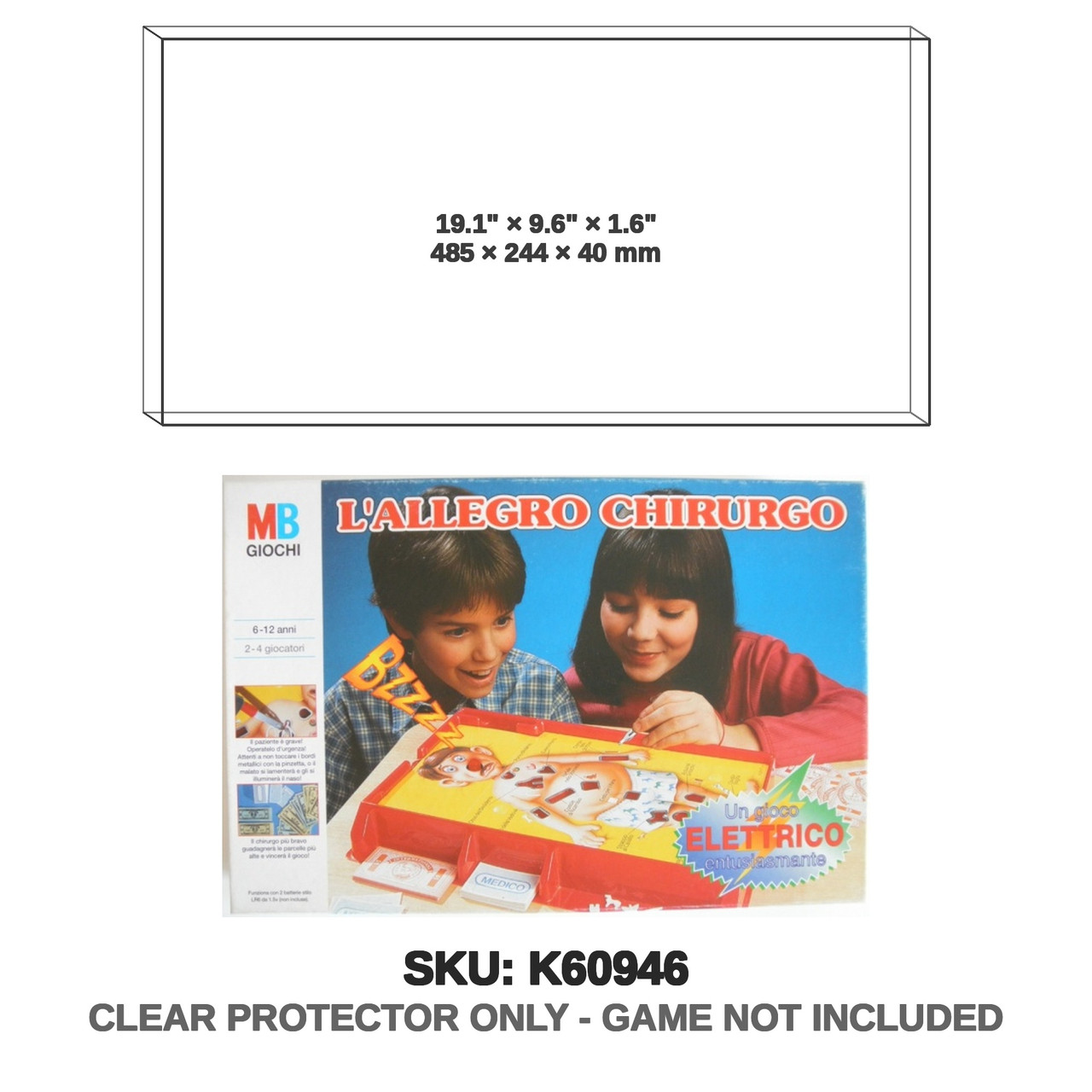 MB GIOCHI L'Allegro Chirurgo Board Game