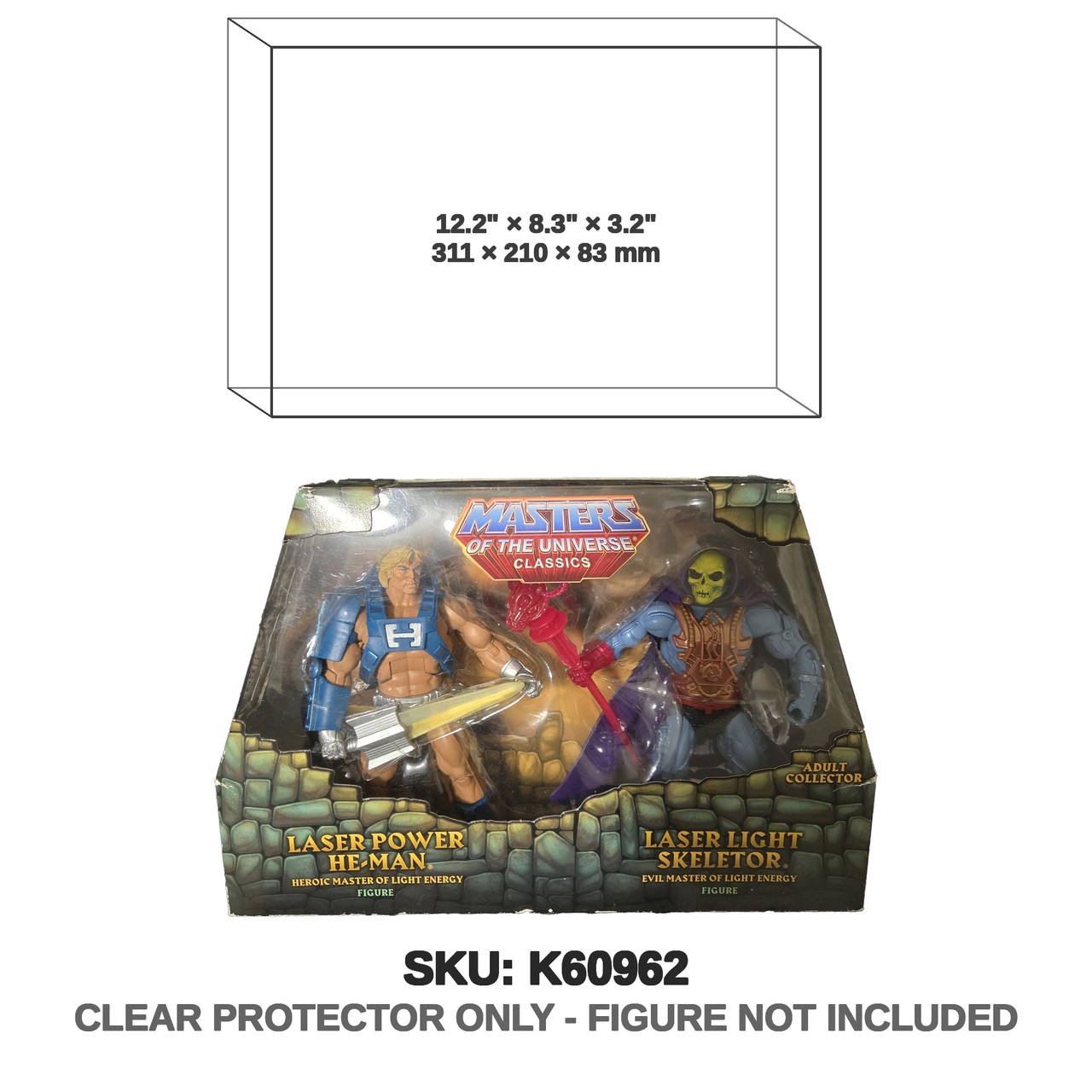 Mattel Masters Of The Universe Classics Laser Power He-Man Vs Laser Light Skeletor