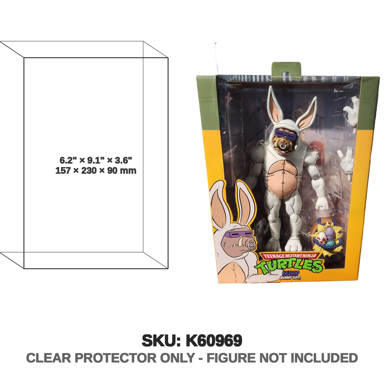 NECA Teenage Mutant Ninja Turtles Easter Bunny Bebop
