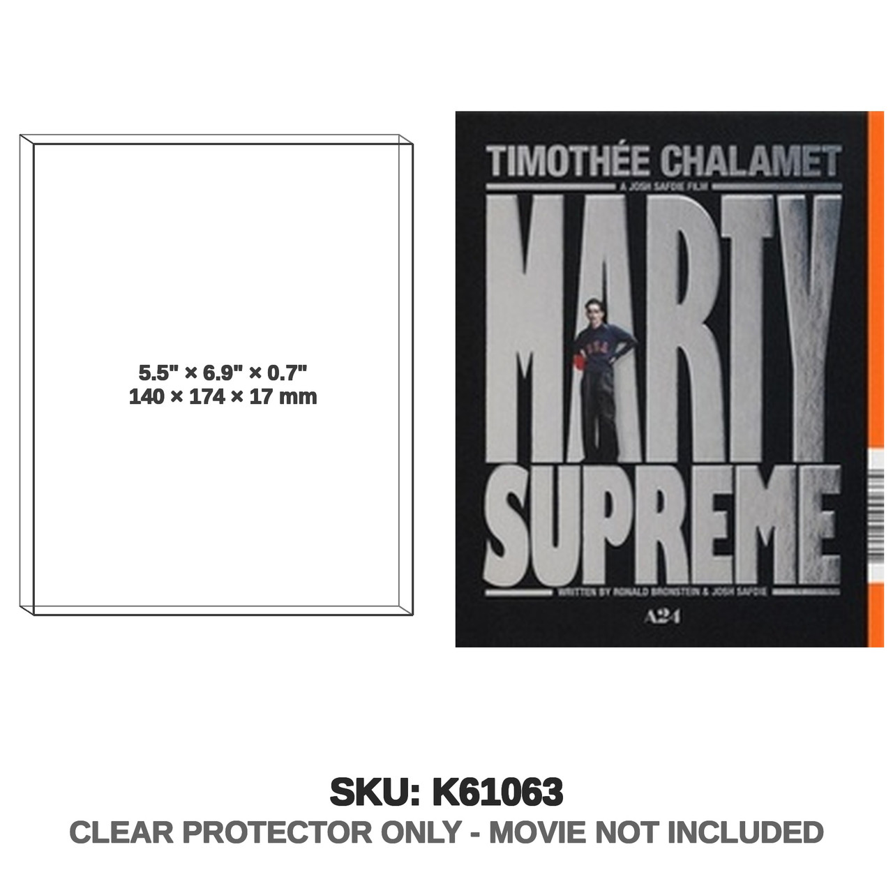 A24 Marty Supreme 4K UHD Blu-Ray Digipack