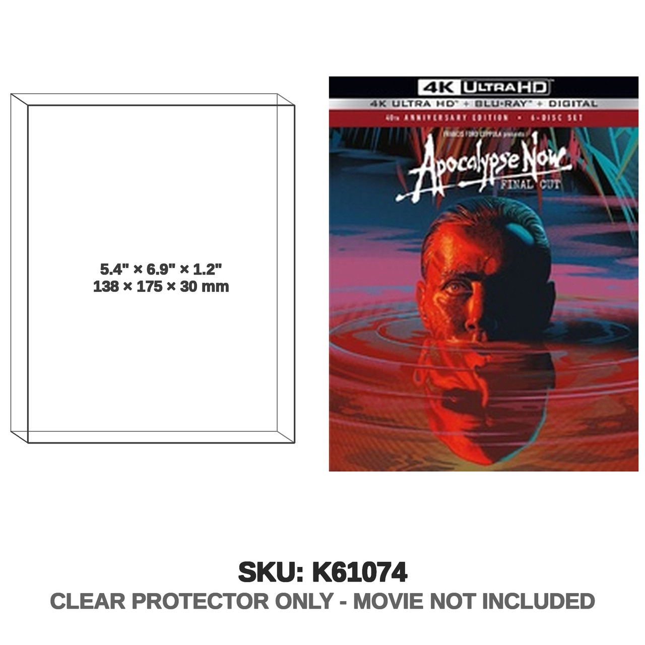 Lionsgate Apocalypse Now 4k Uhd Blu-Ray Digipack / Final Cut | 40th Anniversary Edition / 4k Ultra + Blu-Ray