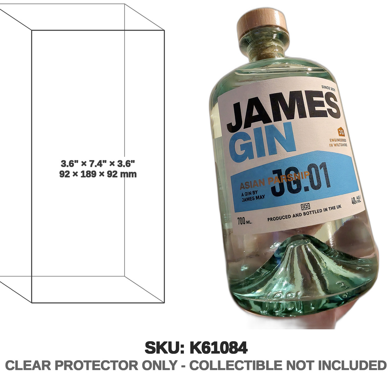 James Gin Bottle