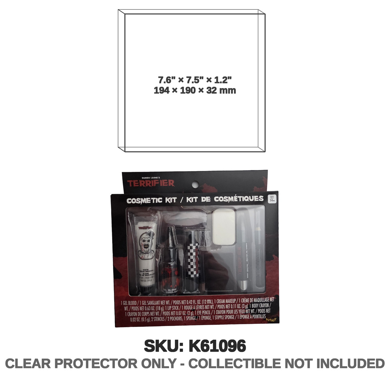 Spirit Halloween Terrifier Cosmetic Kit