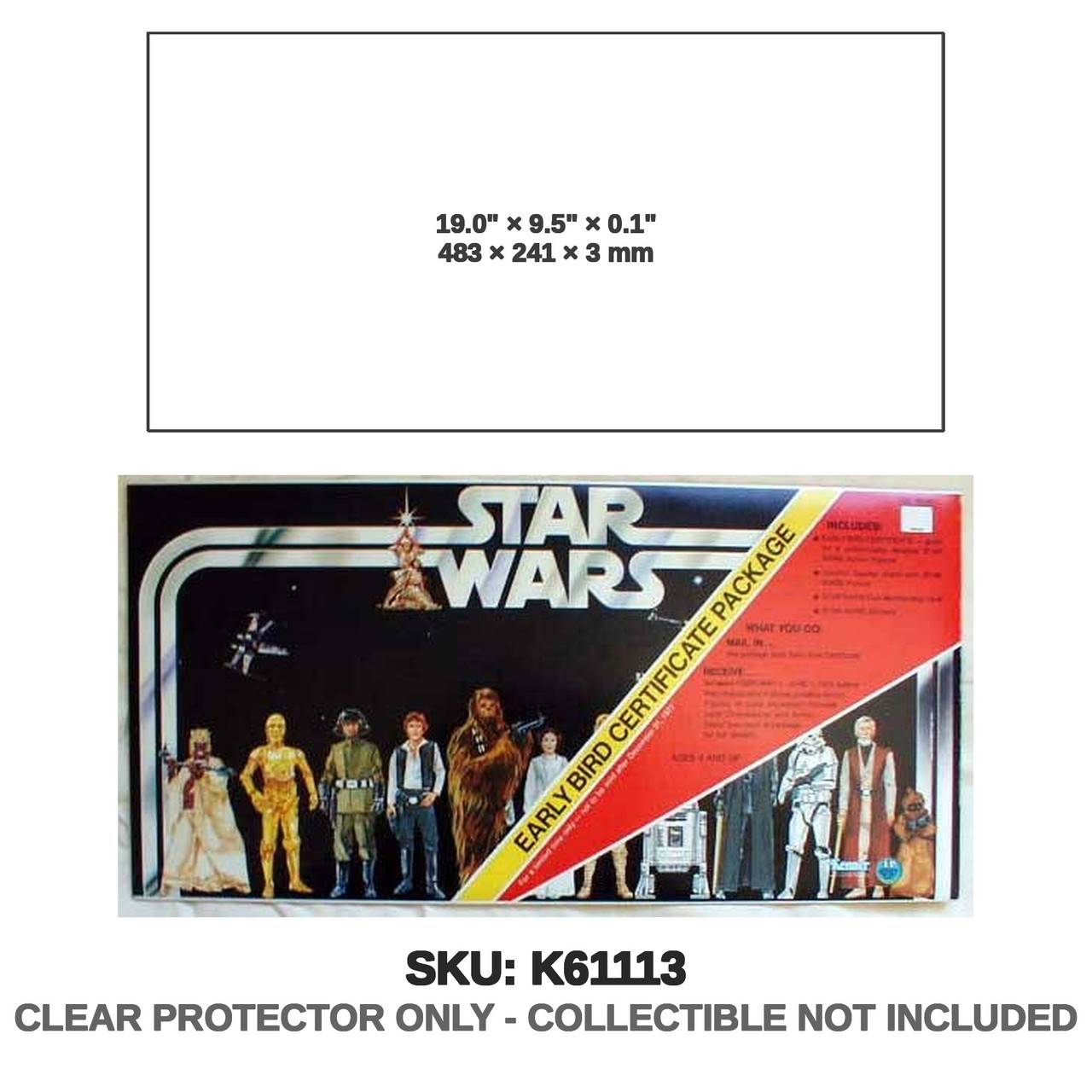 Kenner Star Wars The Vintage Collection 1977 Early Bird Envelope