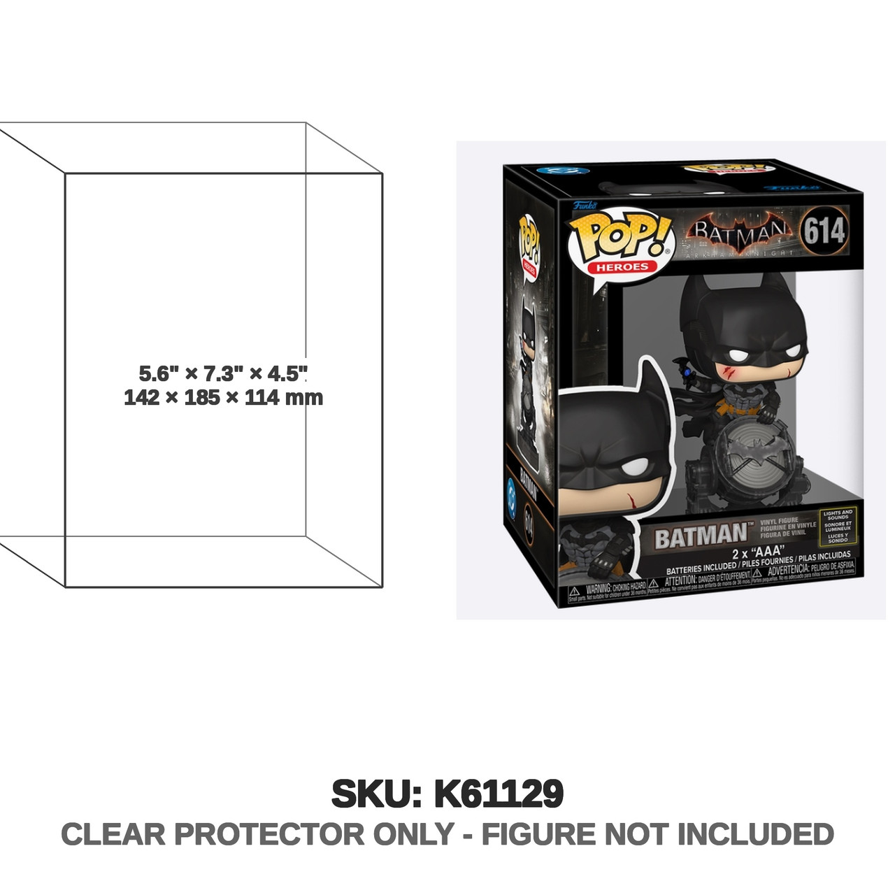 Funko DC Comics Pop! Premium Light Up Batman