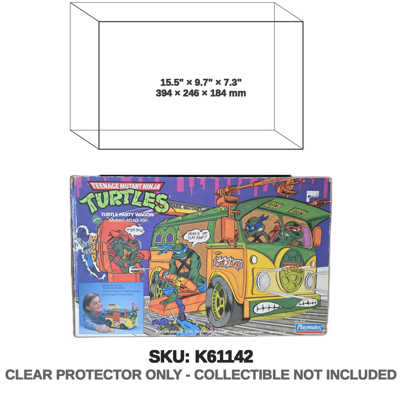 Playmates Teenage Mutant Ninja Turtles Party Wagon