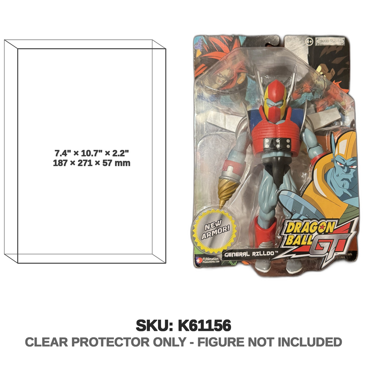 Jakks Pacific Dragon Ball GT General Rilldo