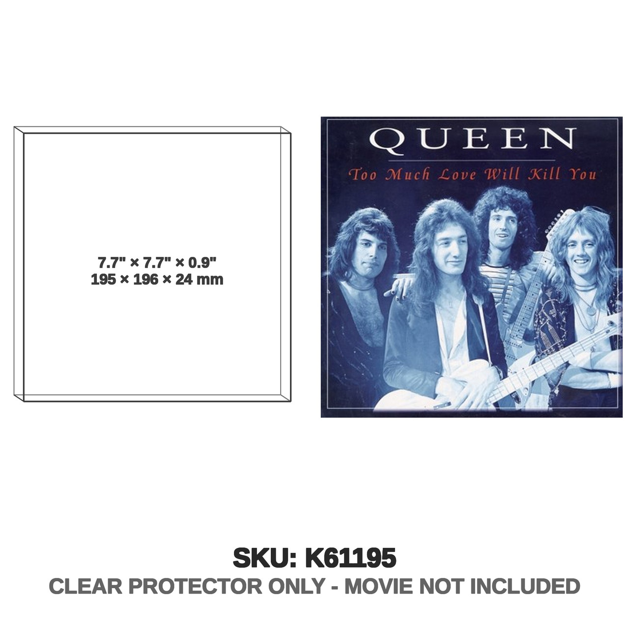 Hollywood Records Queen CD - Too Much Love Will Kill You Box