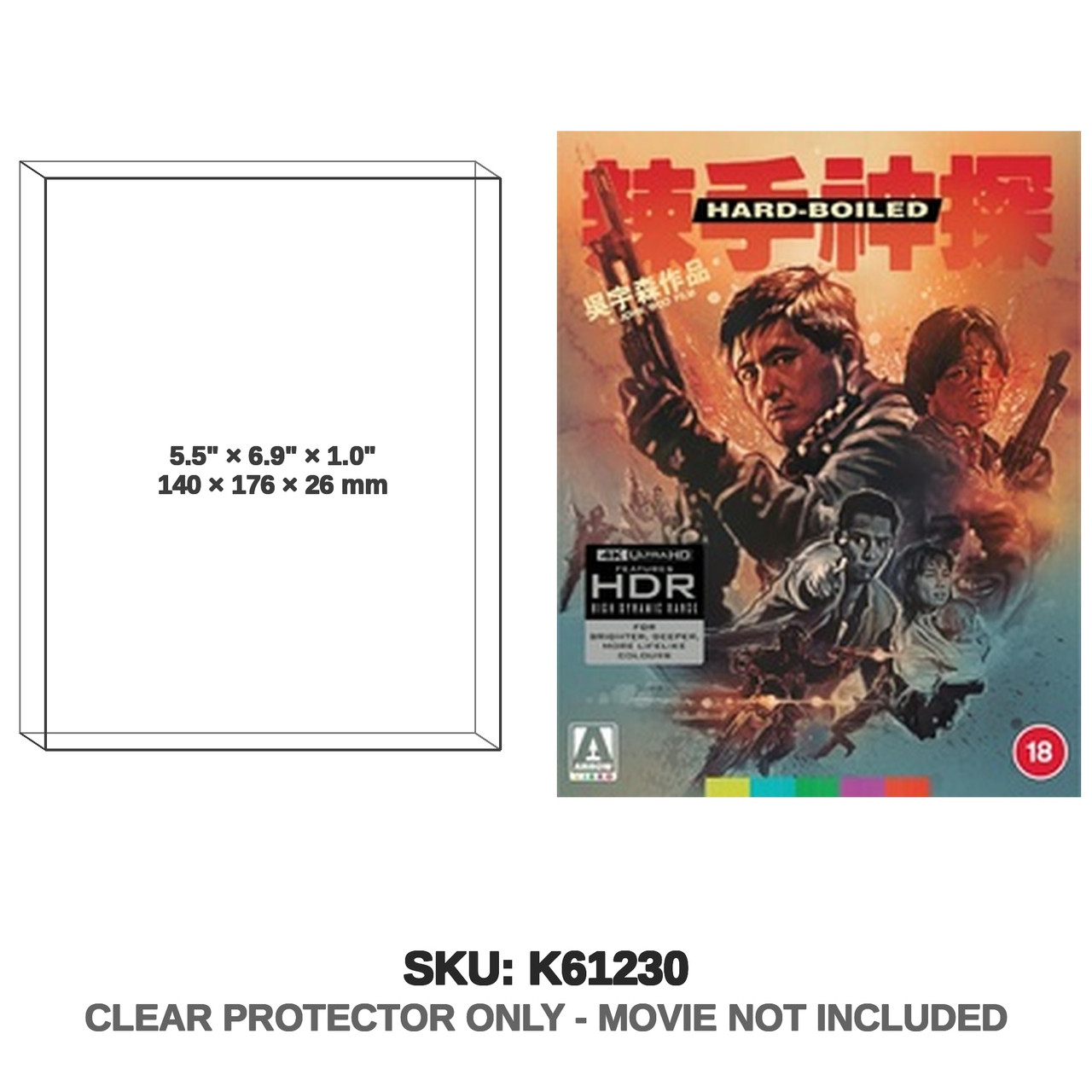 Hard Boiled Arrow Video 4K UHD Limited Edition