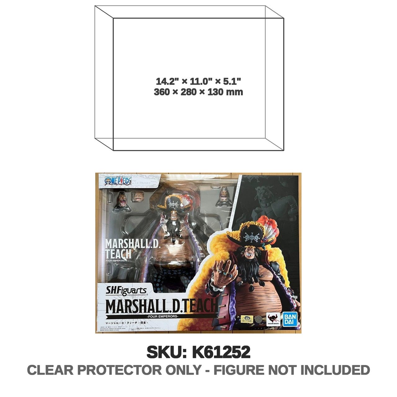 Marshall D. Teach One Piece S.H.Figuarts Four Emperors Figure