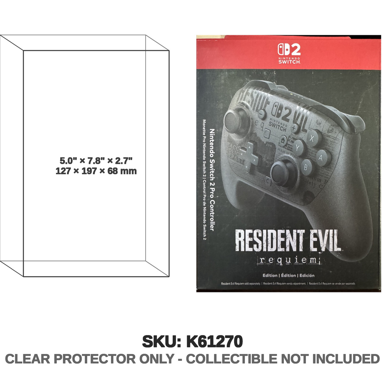 Resident Evil Requiem Switch 2 Pro Controller