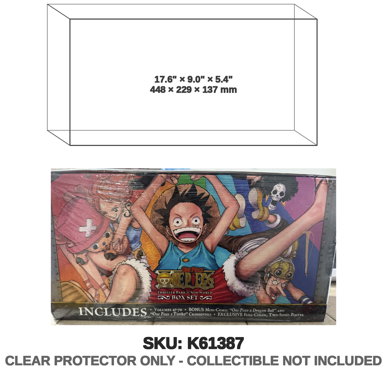 VIZ Media One Piece DVD Box Set 3 Thriller Bark A New World Volumes 47-70