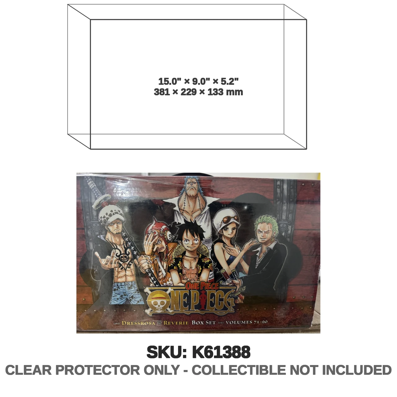 VIZ Media One Piece DVD Box Set 4 Dressrosa A Reverie Vols 71-90