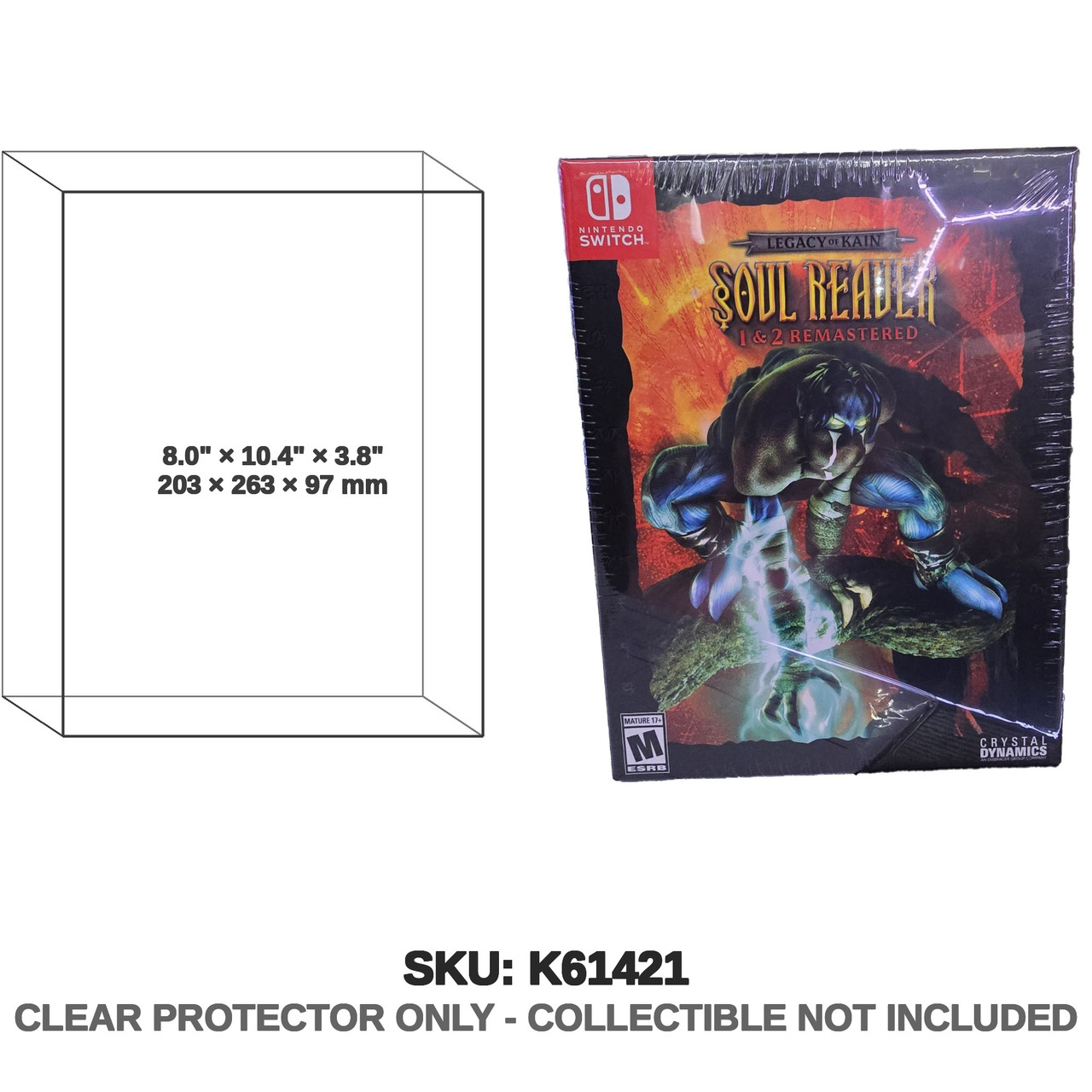 Legacy of Kain Soul Reaver 1 & 2 Remastered Collector's Edition Nintendo Switch