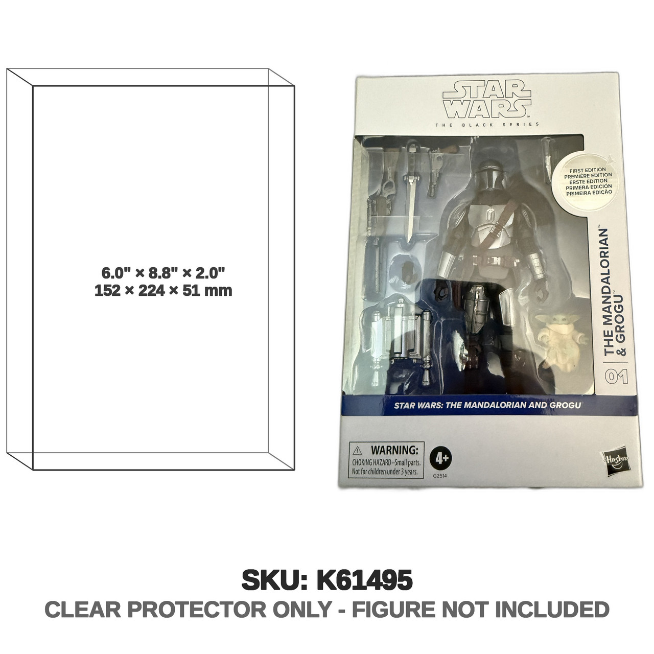 The Mandalorian & Grogu Star Wars Black Series First Edition Figure