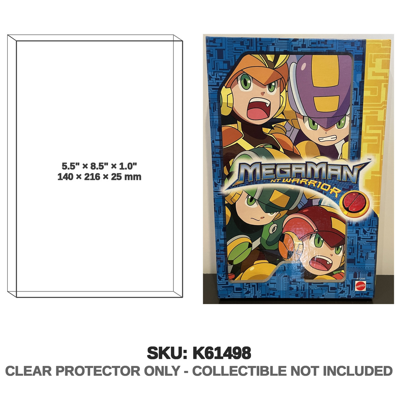Mattel Mega Man NT Warrior Battlechip Collector Case