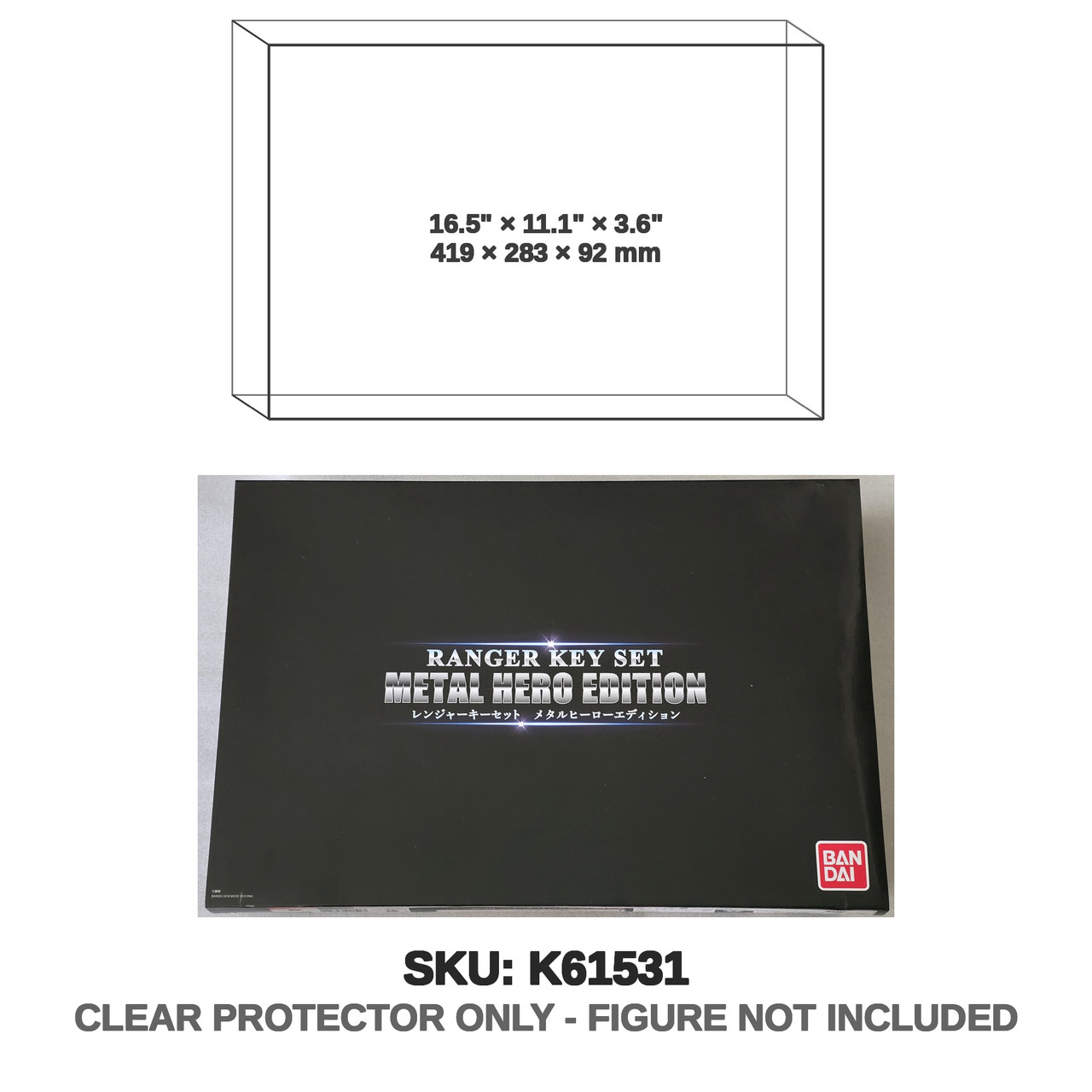 Bandai Power Rangers Ranger Key Set Metal Hero Edition