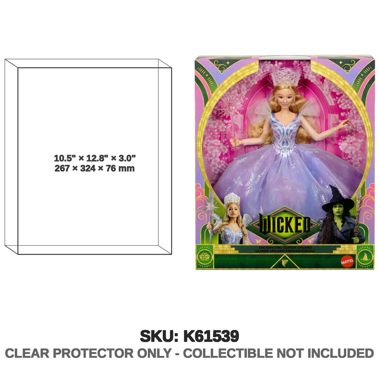 Glinda Upland Wicked For Good Deluxe Fashion Doll