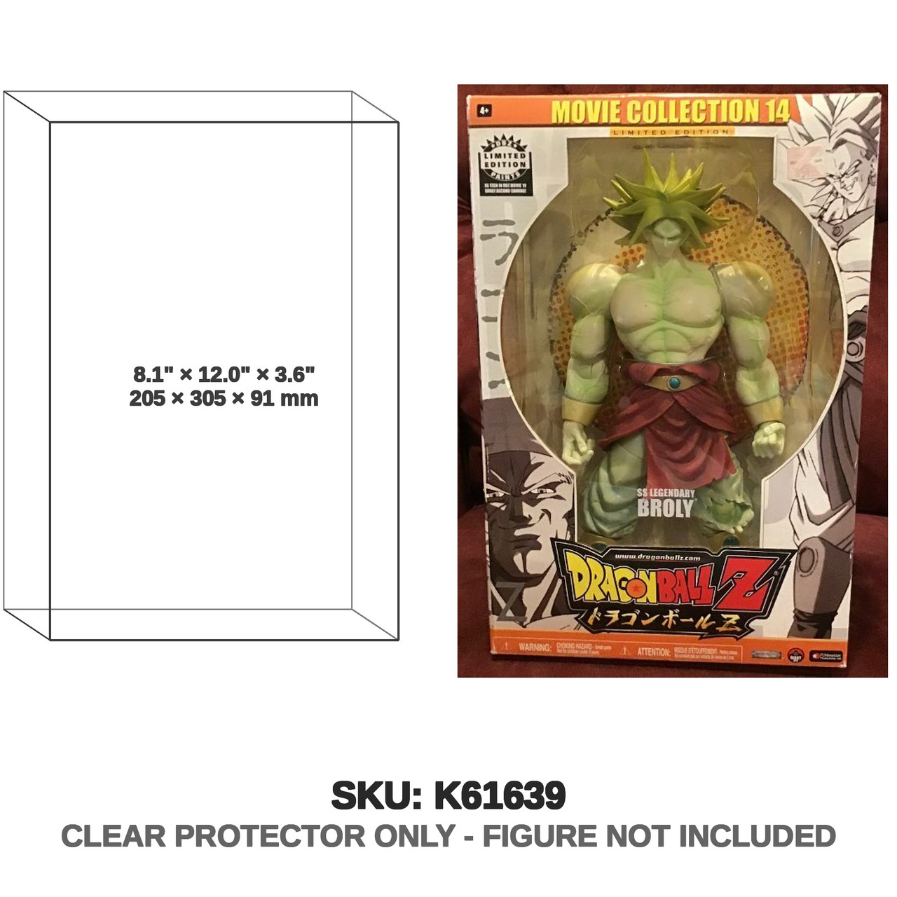Broly Dragon Ball Z Movie Collection Limited Edition 2006 Figure
