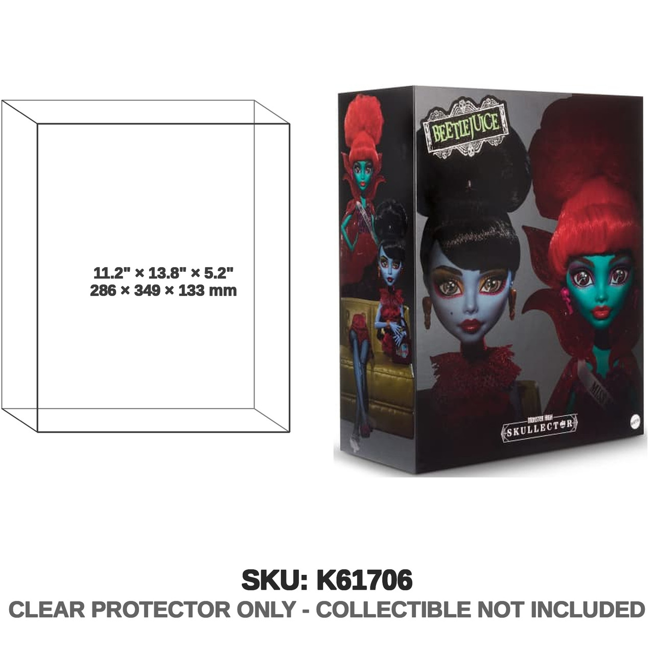 Mattel Monster High Skullector Beetlejuice Waiting Room 2-Pack