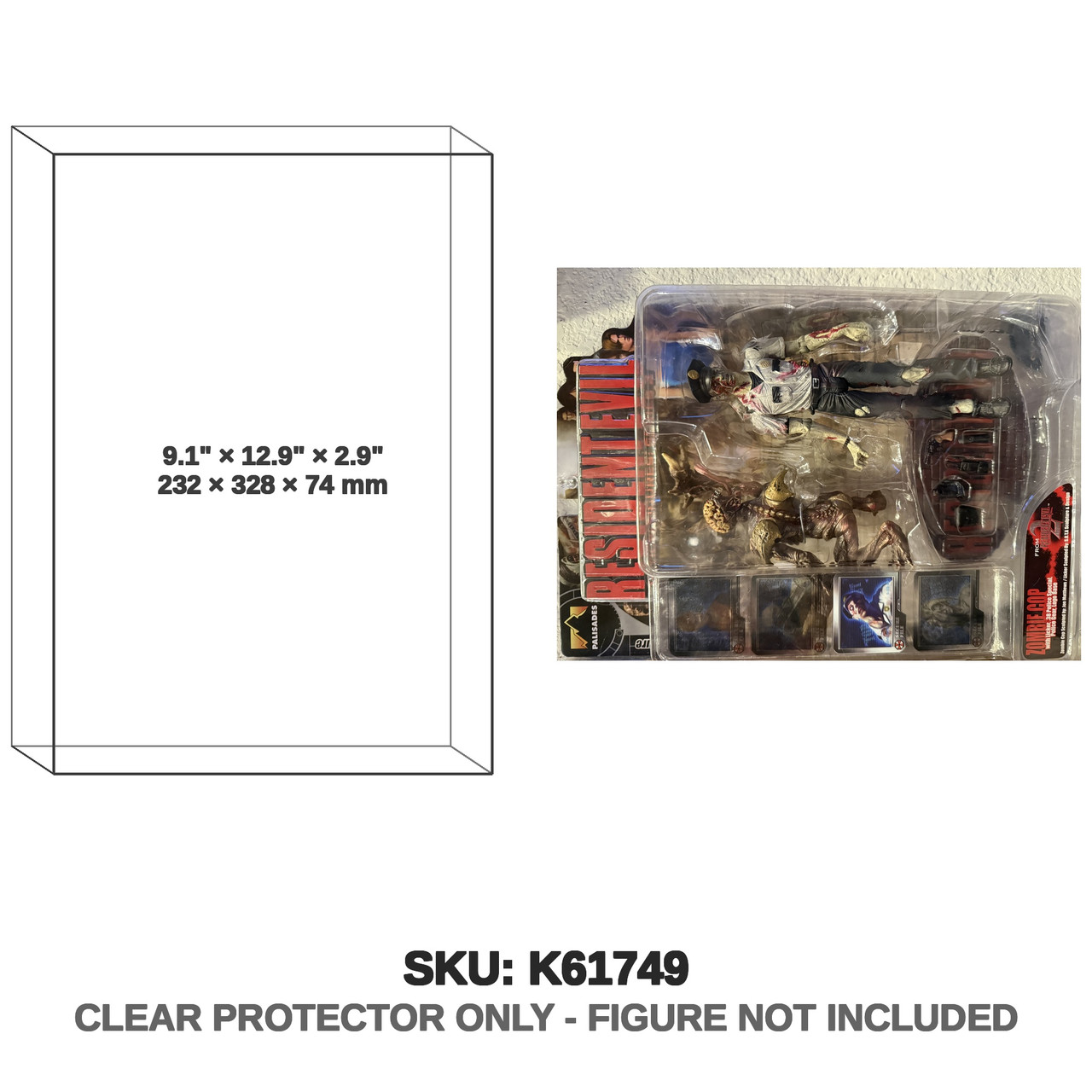 Zombie Cop Resident Evil Palisades Figure