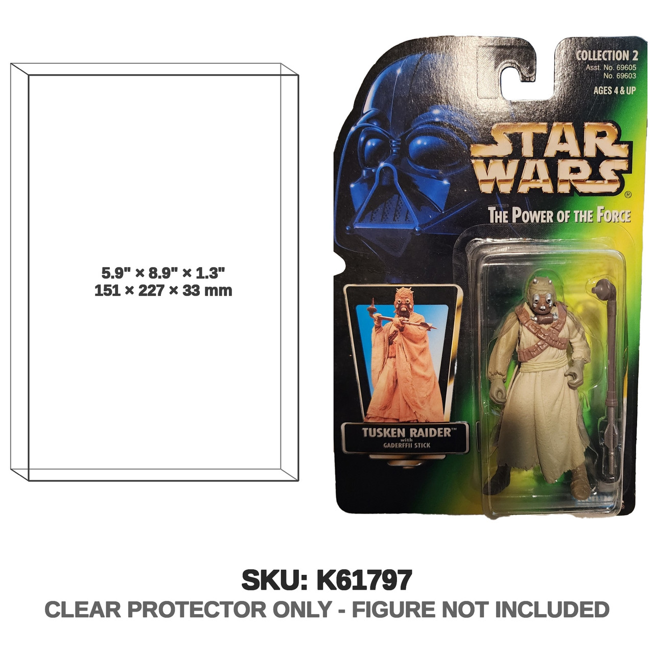 Tusken Raider Star Wars Power of the Force Figure