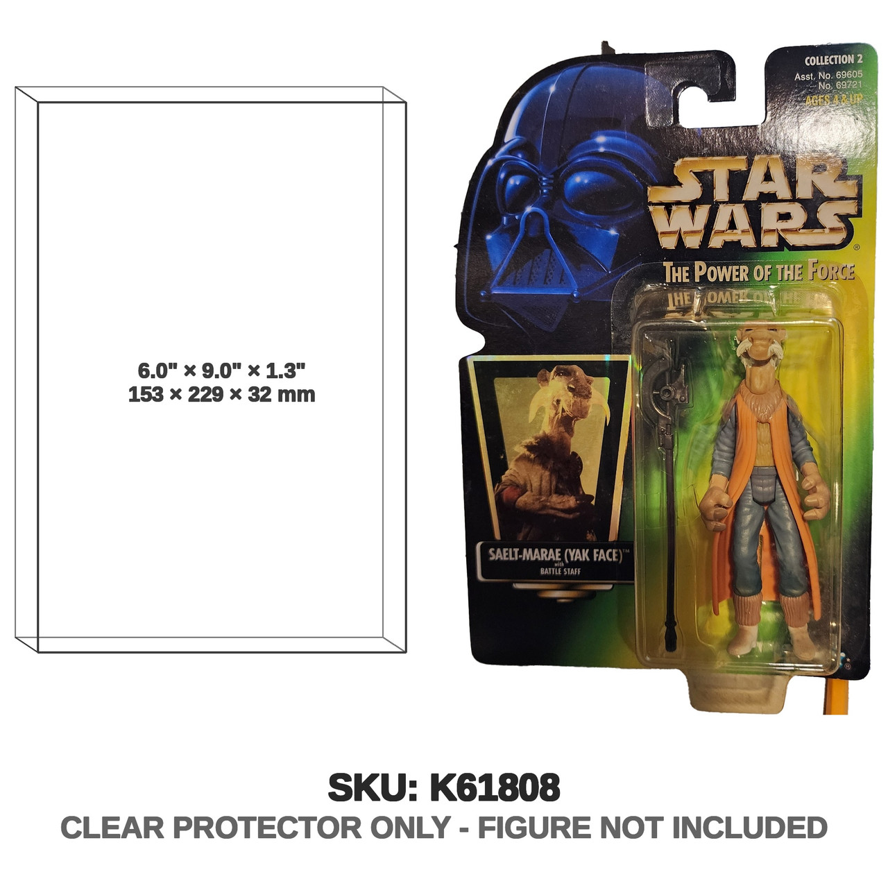 Saelt-Marae (Yak Face) Star Wars Power of the Force Figure