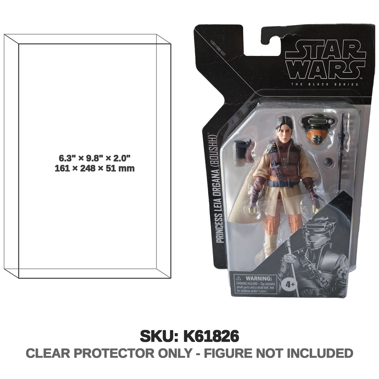 Princess Leia Organa Boushh Star Wars Black Series Archive Figure
